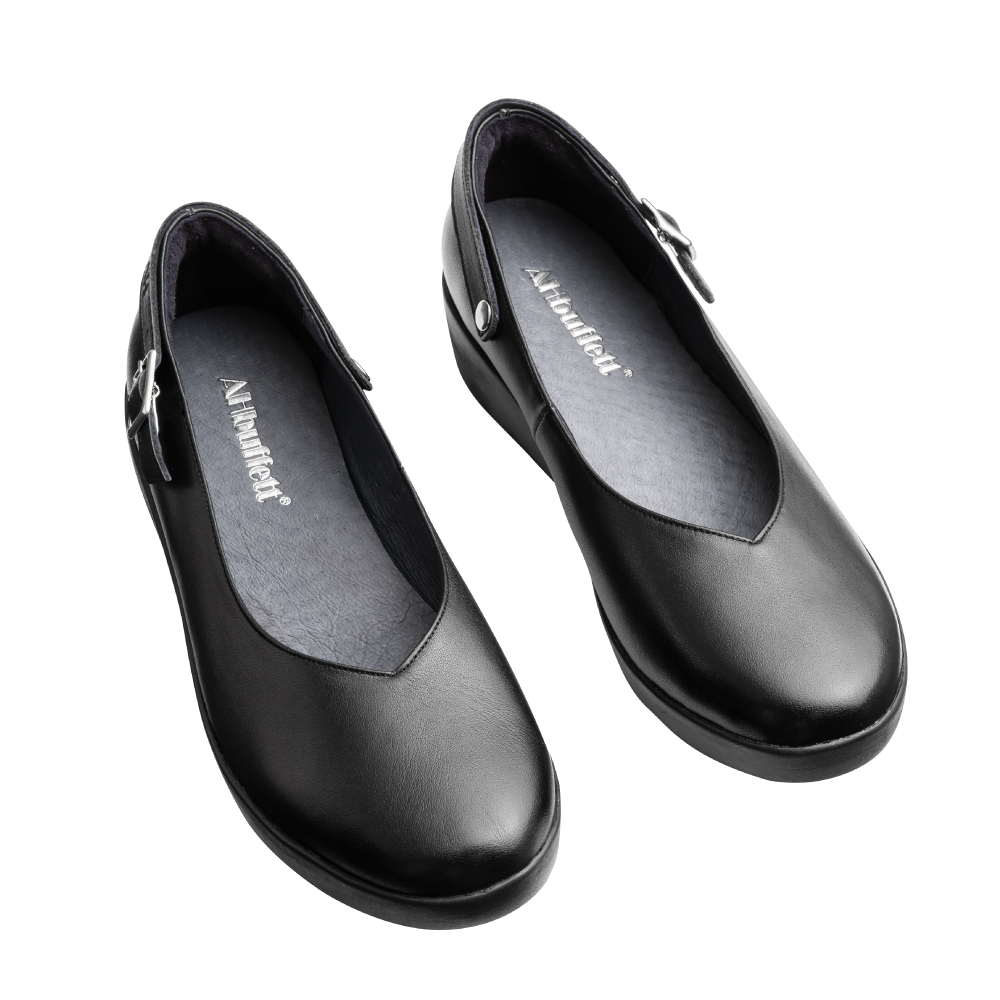 真皮防滑公主鞋 45度角