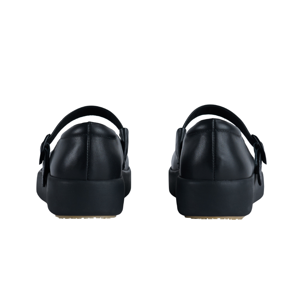 厚底牛皮防滑瑪莉珍鞋 後踵面