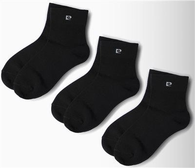 【1/2無痕寬口襪-皮爾卡登】一組3雙 